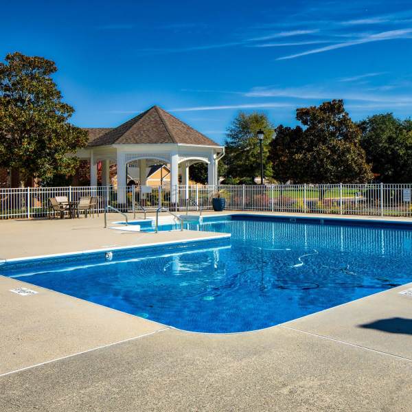 Stylish resort-style pool at Magnolia Chase, Virginia Beach, Virginia