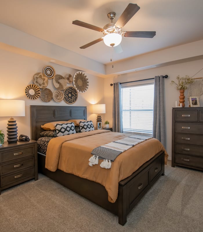 Bedroom at 24Hundred Apartments in Oklahoma City, Oklahoma