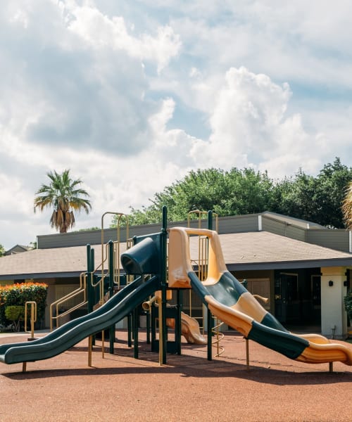 Outdoor park at Park Vista Apartments in San Antonio, Texas