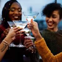 Residents enjoying their drinks near Commodore in Vicksburg, Mississippi