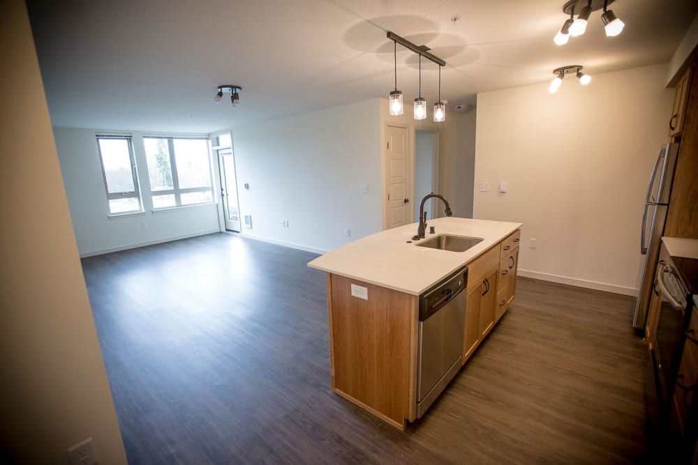 Studio apartment with park view Creekside Apartment Homes in Stanwood, Washington