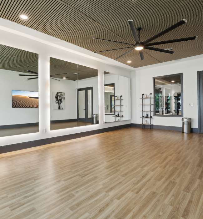 Private workout studio at The Southerly at Orange City in Orange City, Florida