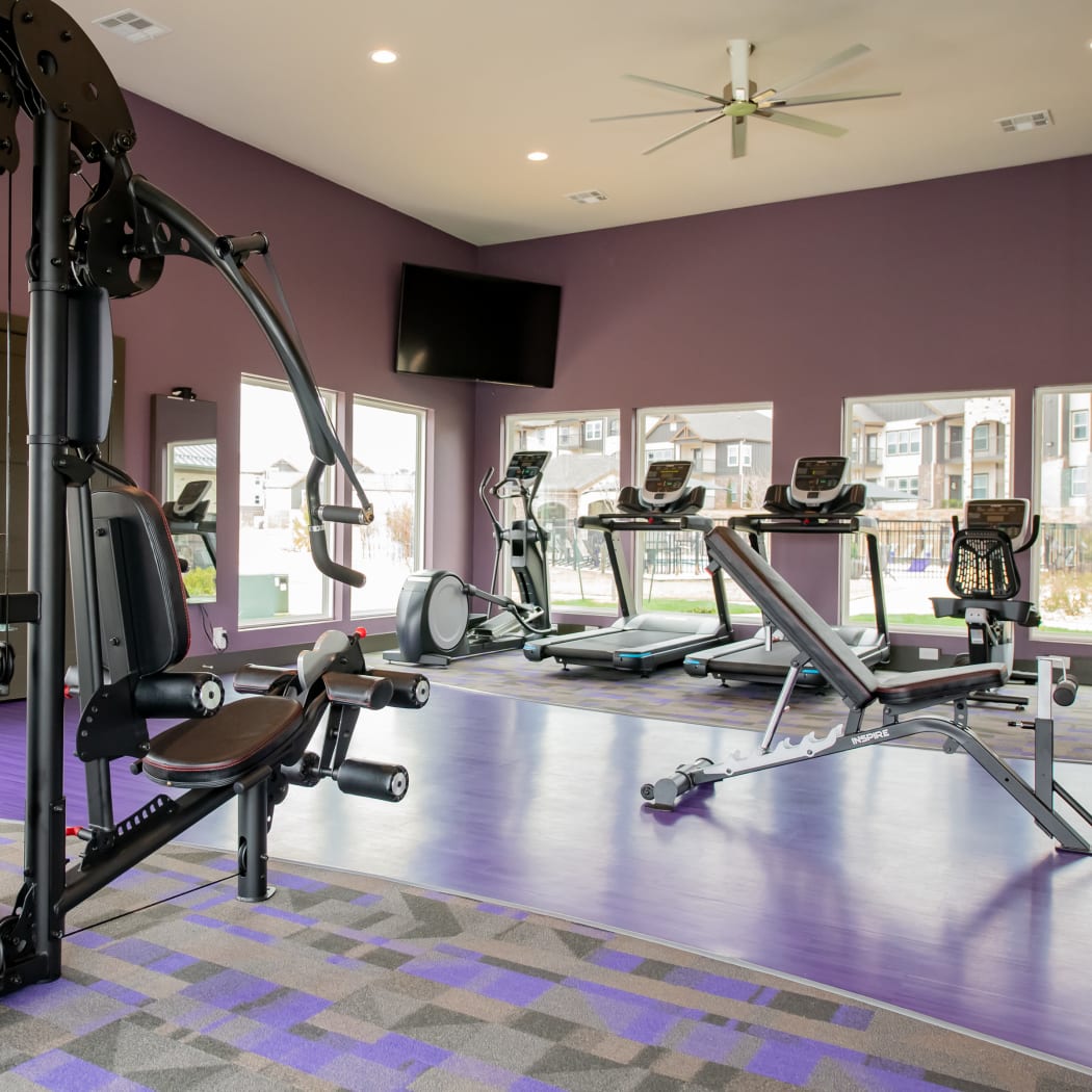 24-hour fitness center at Cedar Ridge in Tulsa, Oklahoma