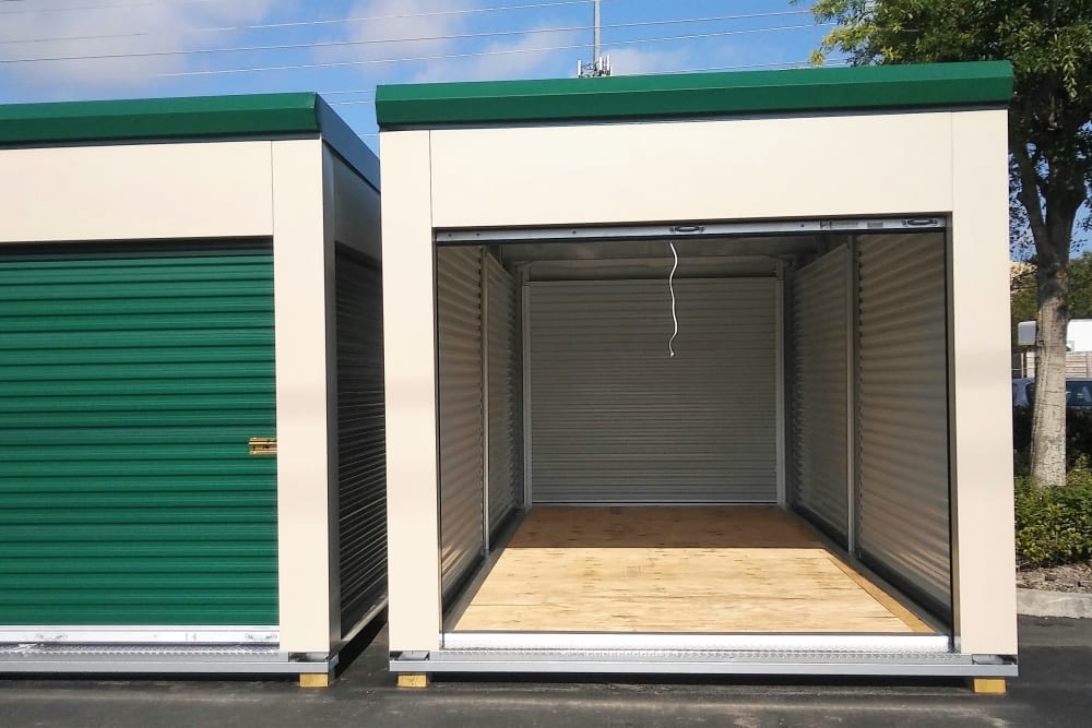 A spacious storage unit at Burlington Self Storage - Wellington in Wellington, Florida