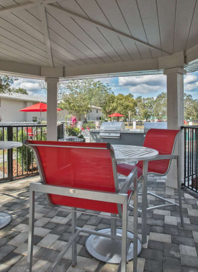 Patio Lounge at Barrington Place at Winter Haven in Winter Haven, Florida