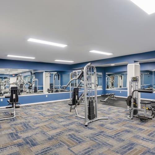 Apartments with a gym at Burlington Oaks in Burlington, Kentucky