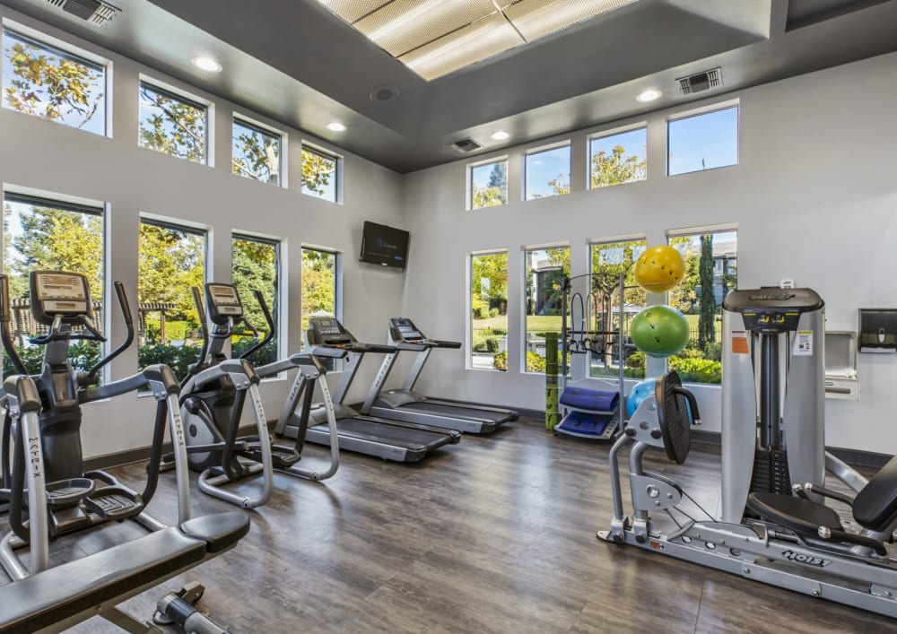 Gym at Meridian at Stanford Ranch in Rocklin, California