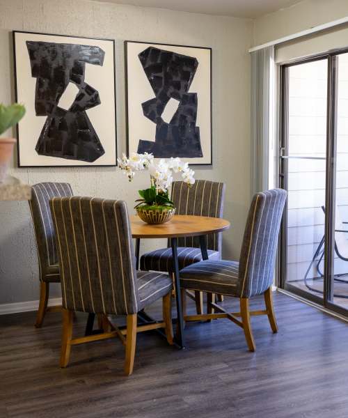 Dining area at Rivercrest in Waco, Texas