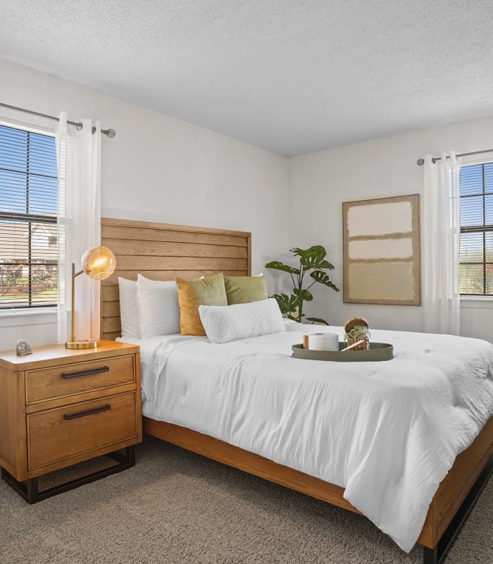The Bedroom at The Greens of Bedford in Tulsa, Oklahoma