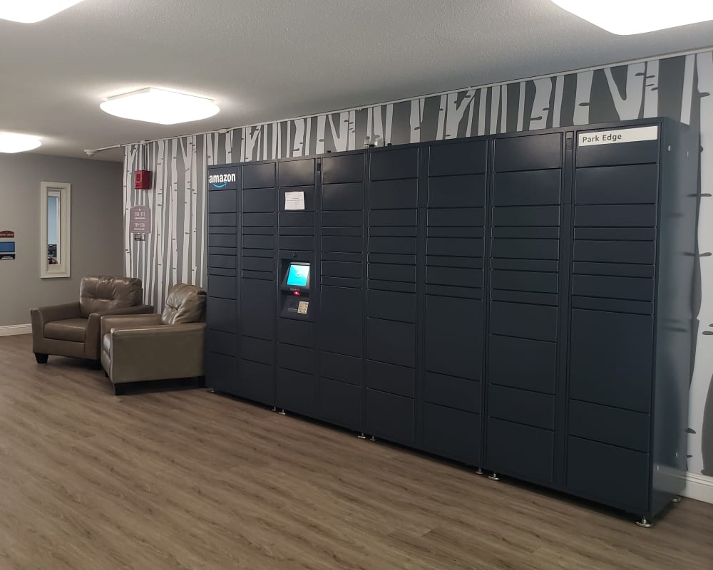 Package lockers at Park Edge Apartments | Apartments in Springfield, Massachusetts