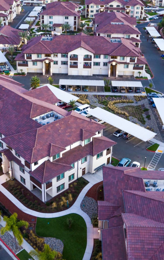 Aerial view of one of our communities at American Capital Group in Bellevue, Washington