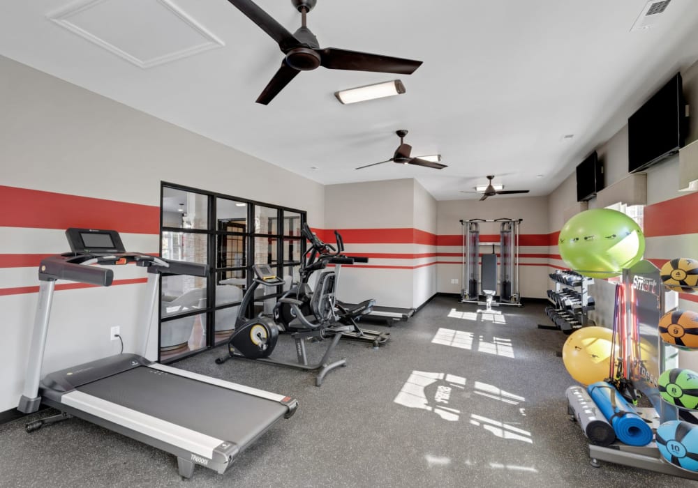 Gym at Bacarra Apartments in Raleigh, North Carolina