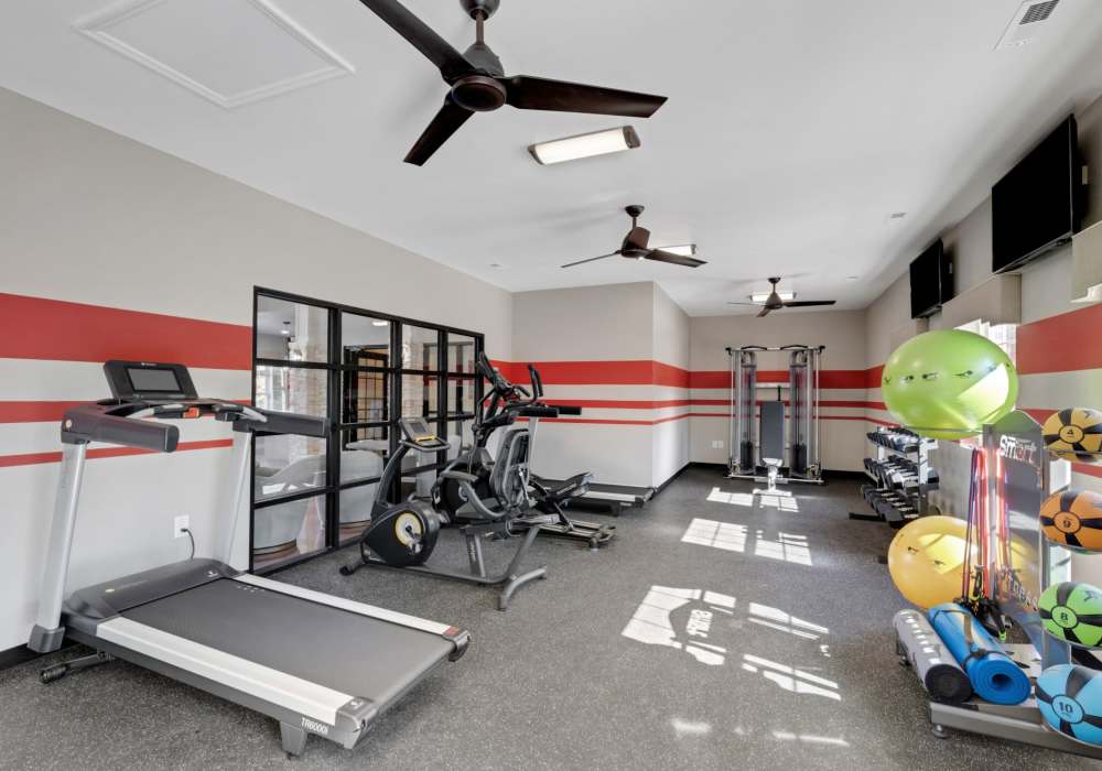 Gym at Northpoint at 68 in High Point, North Carolina