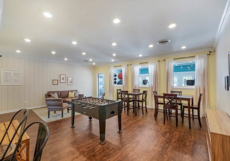 The game room at The Reserve at Red Bank in Chattanooga, Tennessee