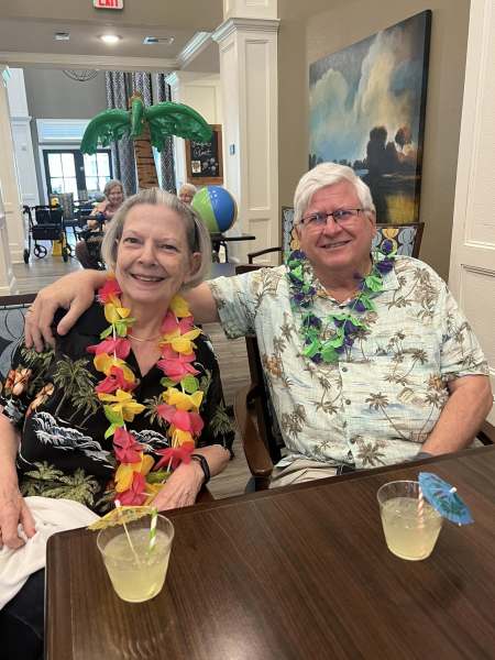 Experience the joyful community at The Landing at Watermere Frisco. Residents enjoy themed social events, fostering friendships and creating lasting memories in a warm, welcoming senior living environment designed for connection and fun.