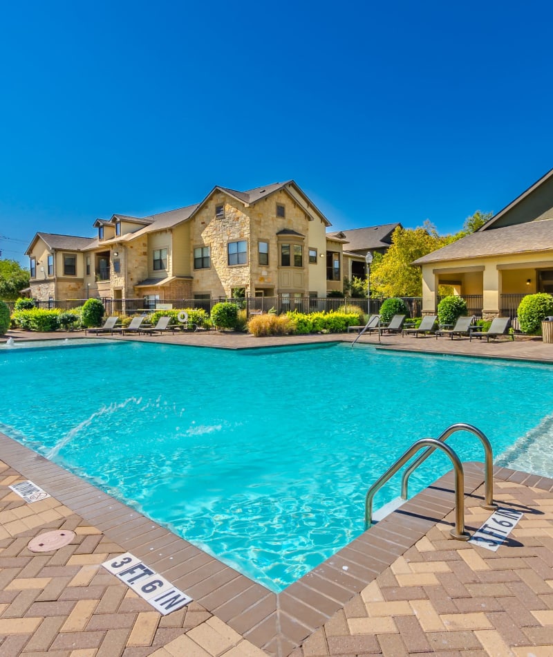 Swimming pool at Sorrel Phillips Creek Ranch in Frisco, Texas