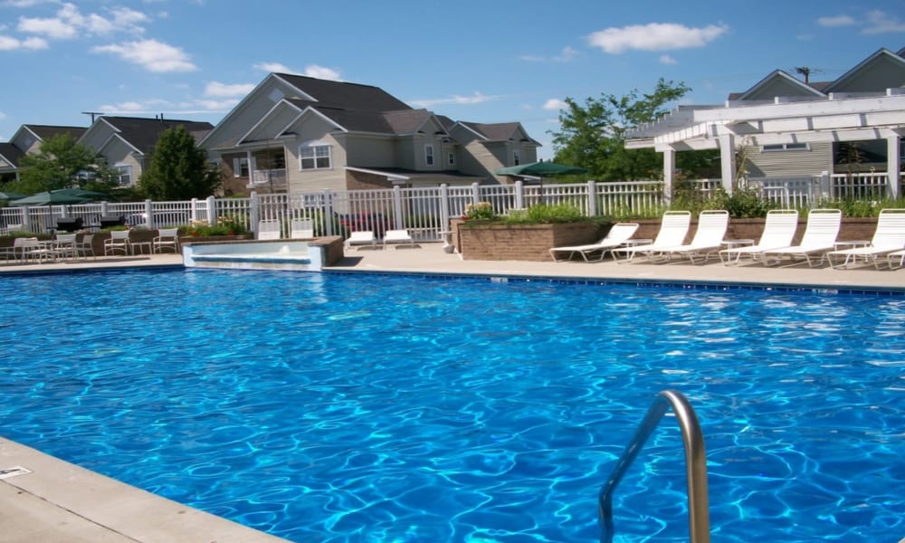 Swimming pool at Avalon at Northbrook Apartments & Townhomes in Fort Wayne, Indiana