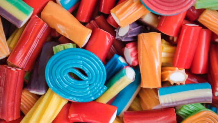 Colorful candies at Susie