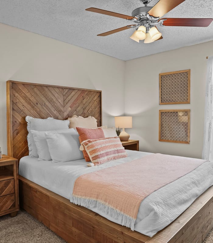 Bedroom at High Ridge Apartments in El Paso, Texas