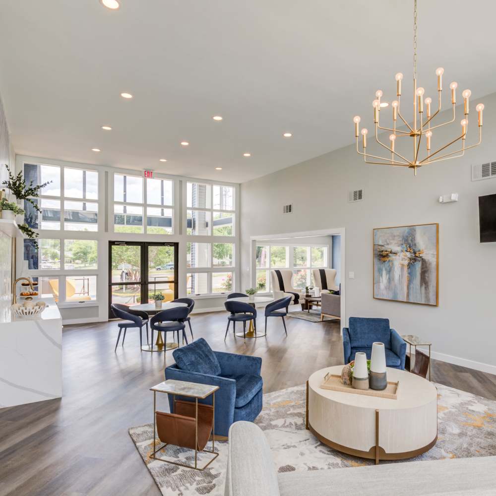 Well-equipped fitness center at Chase Heritage in Sterling, Virginia