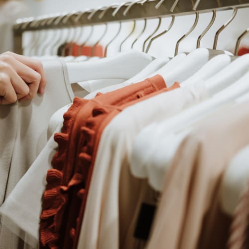 Shopping at a cute local clothing store near 1350 Florida in Washington, District of Columbia