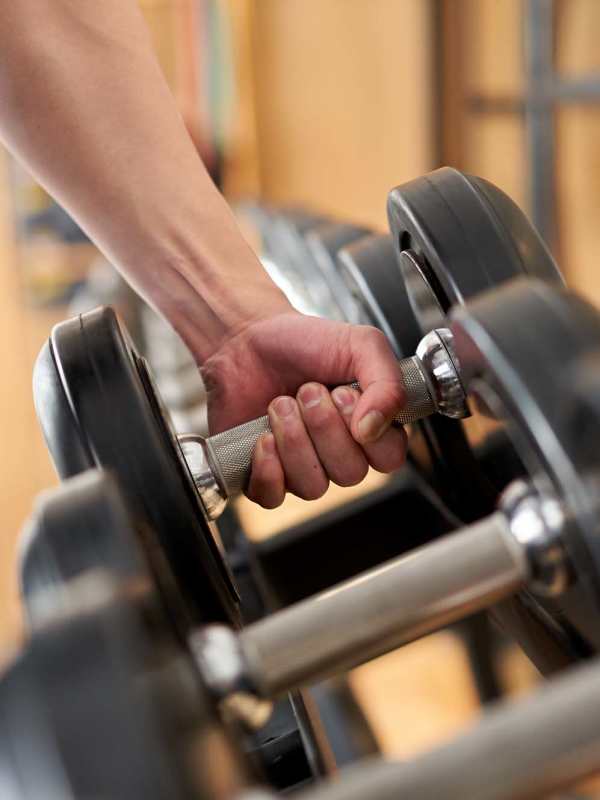 Fitness center at Villas on Van Buren in Tolleson, Arizona