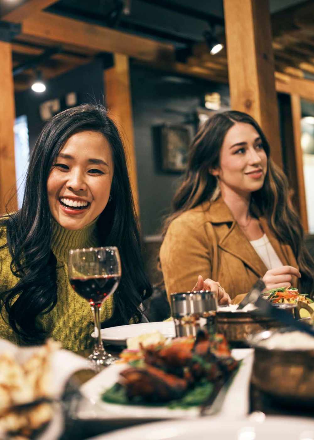 Residents having food near The Union in Portland, Oregon
