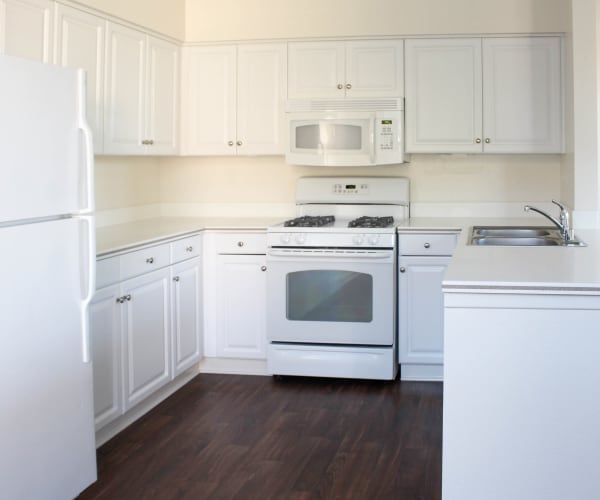Apartment kitchen at Miramar PQ in San Diego, California