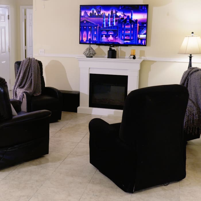 Living room at The Club at Wellington in Wellington, Florida