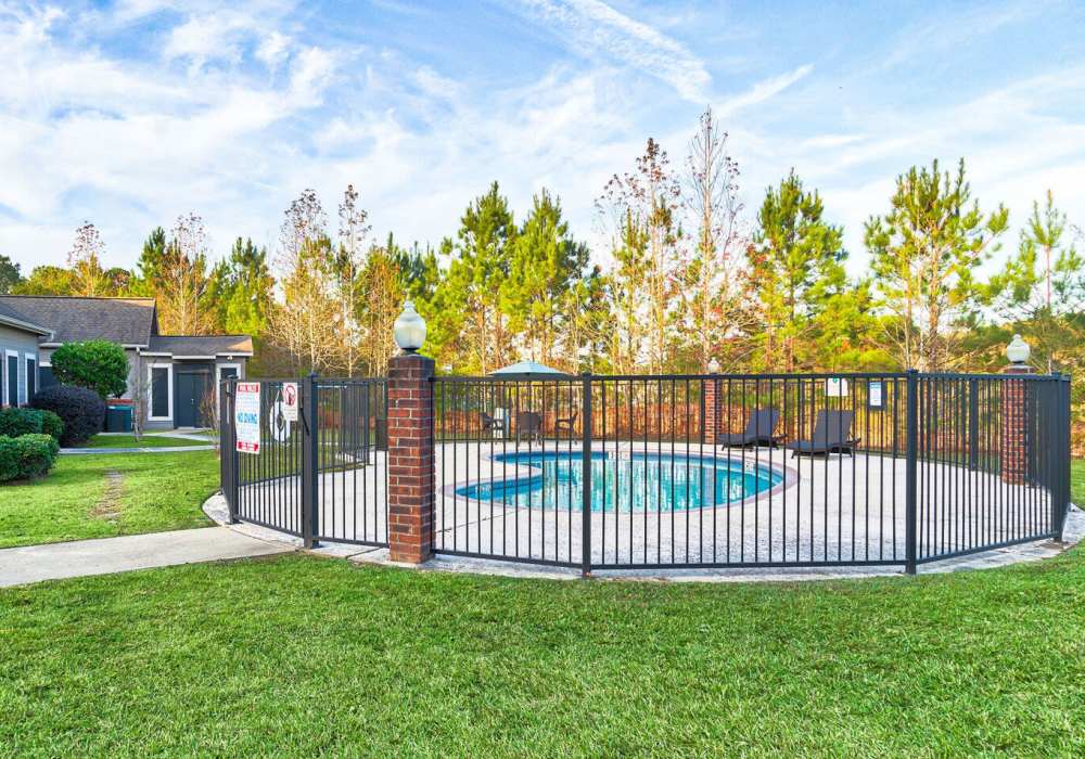On-site dog park at Dogwood Terrace Apartments in Woodville, Texas