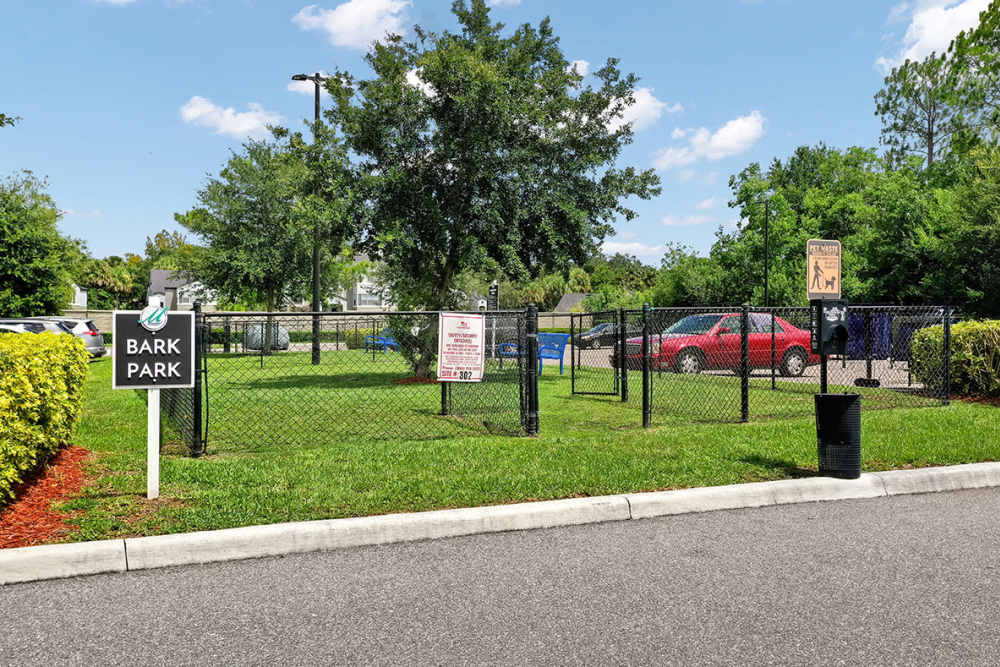 Fenced in Bark Park at Vue on Lake Monroe in Sanford, Florida