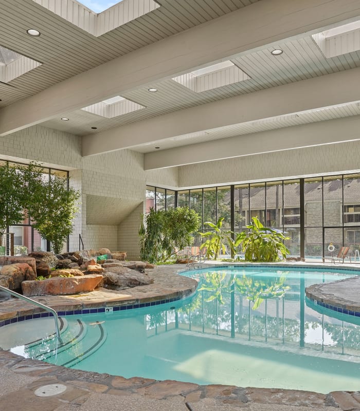 Indoor pool at Sunchase Apartments in Tulsa, Oklahoma