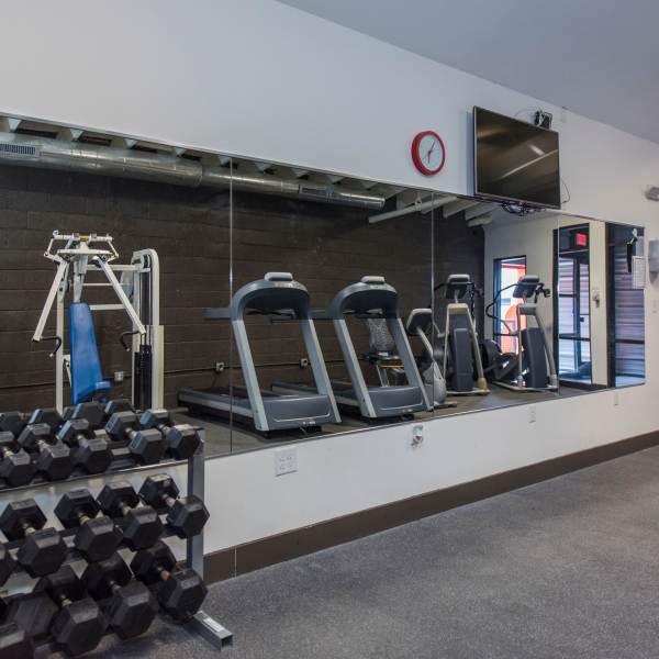 Well equipped fitness center at Scotts Edge, Richmond, Virginia