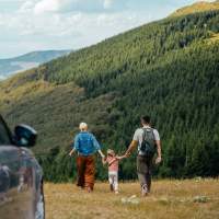 Residents enjoying their holiday on the mountains near InterUrban Apartments in Billings, Montana