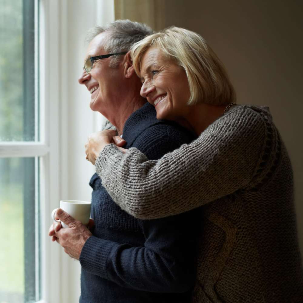 Happy couple at Academy Manor in Grand Rapids, Michigan