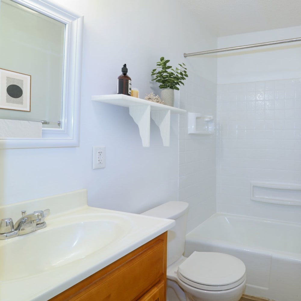 bathroom at Greenbriar Hills Apartments in Watertown, Connecticut