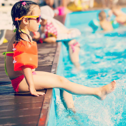 Swimming pool at Carpenter Park in Patuxent River, Maryland