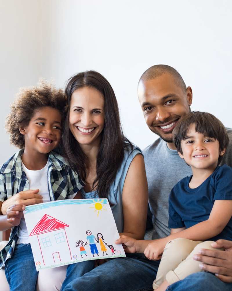 Happy family at Vivo Living Summerville in Summerville, South Carolina