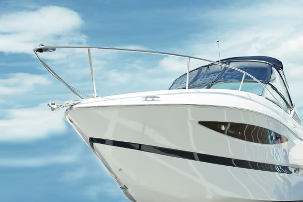 Boat storage at Guard Dog Storage in San Marcos, Texas