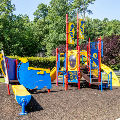 A playground for children at Hamilton Redoubt in Newport News, Virginia