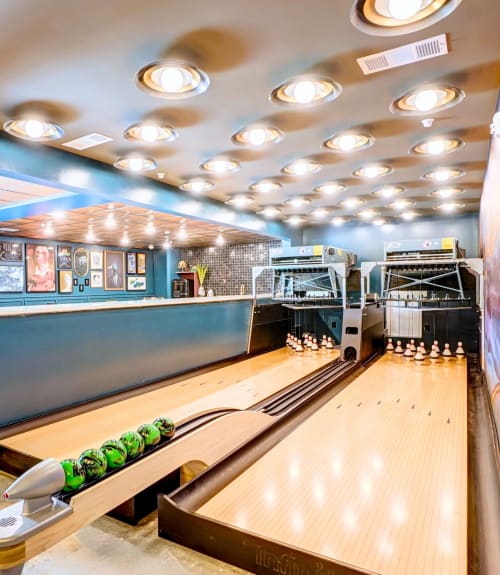 DuckPin Bowling Alley at The Mallory in Raleigh, North Carolina