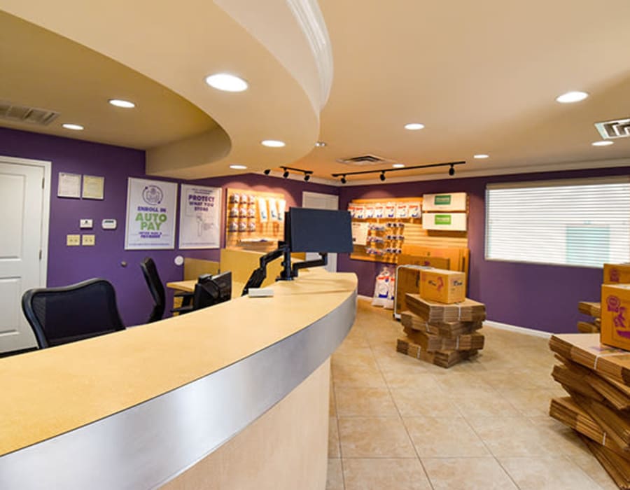 Interior of the leasing office at A-AAAKey - Little Rock in Little Rock, Arkansas,