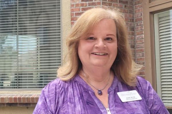 Mary Rush, staff member at Lakeview Terrace of Boulder City in Boulder City, Nevada