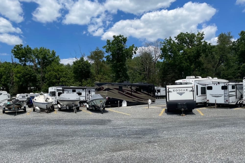 Boat and RV storage available at Storage World in Sinking Spring, Pennsylvania