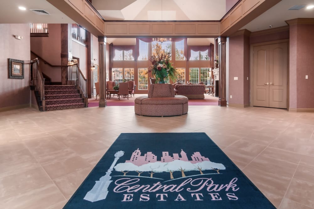 Front entrance at Central Park Estates in Novi, Michigan