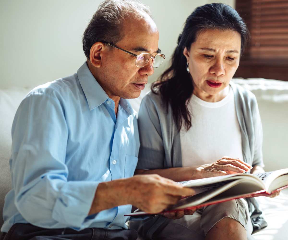 A senior couple at Kulaimano Elderly Housing in Pepeekeo, Hawaii