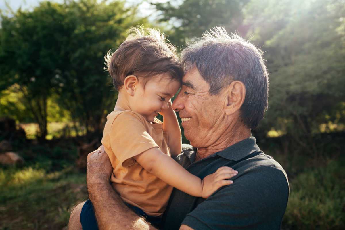 Resident and his son at Buffalo Terrace in Concord, North Carolina
