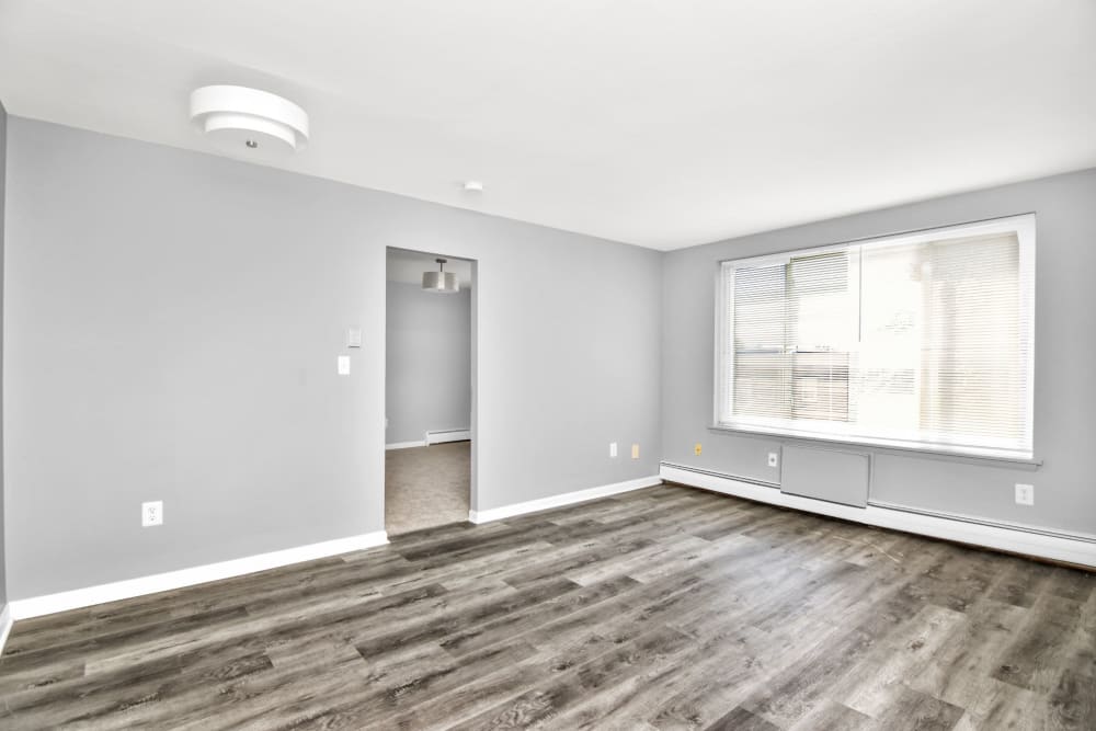 Open floor plans at The Mark at Carriage West in Hartford, Connecticut