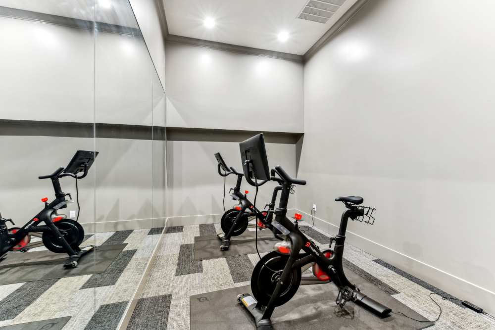 Fitness center at Wesley in Raleigh, North Carolina