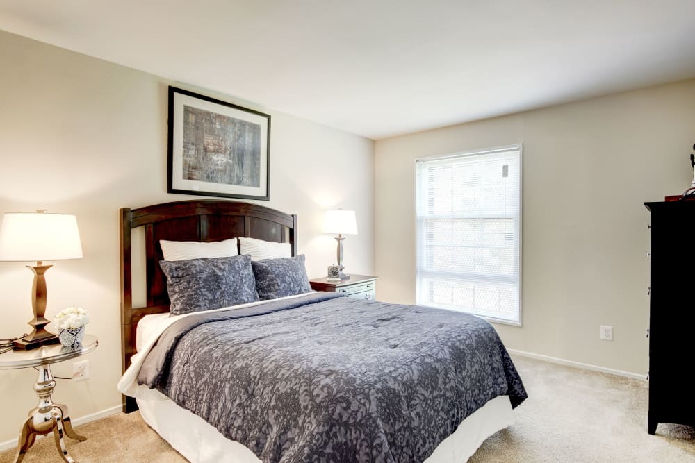 A bedroom at Park Naylor Apartments in Washington, District of Columbia